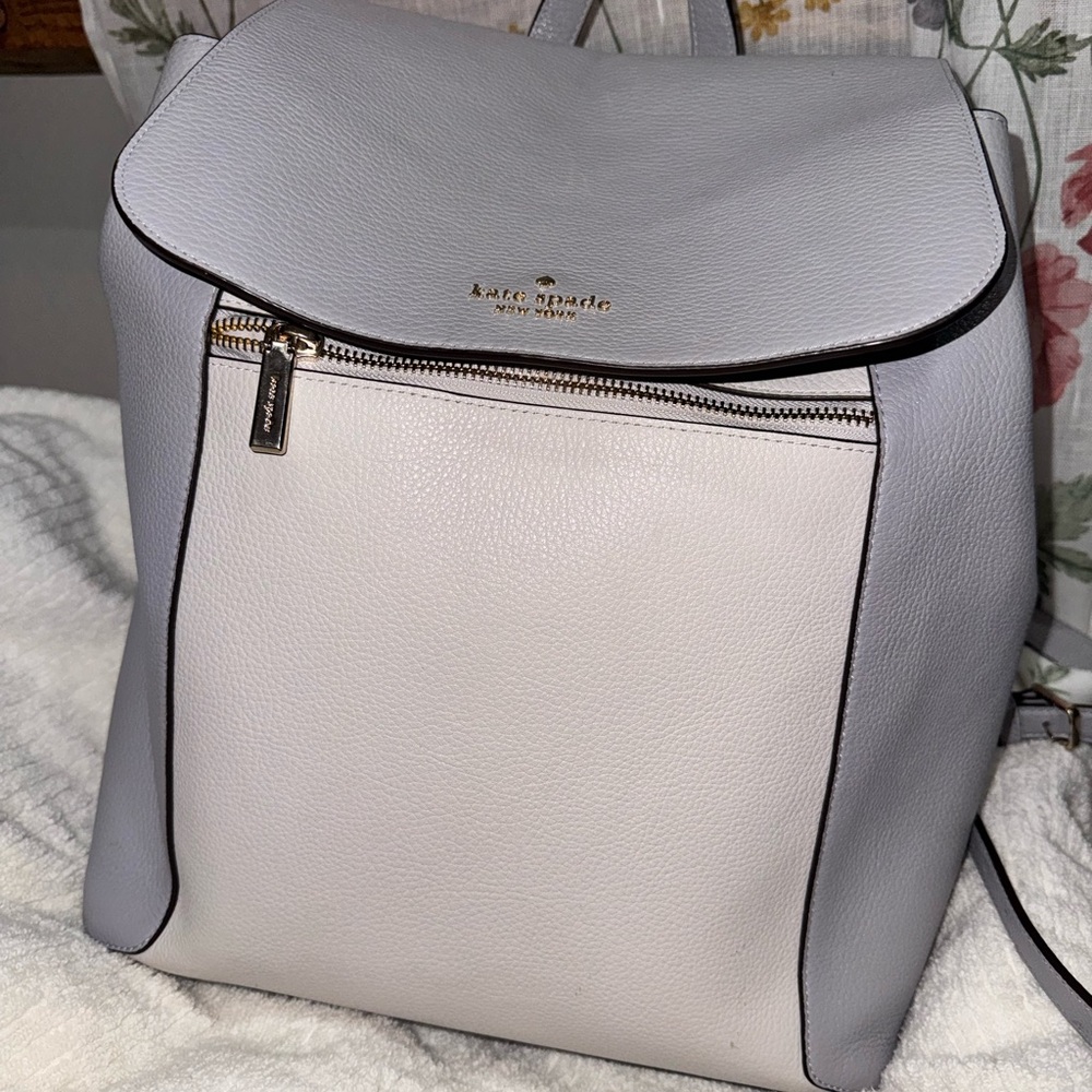 Kate Spade Light Gray Backpack - Picture 2 of 10